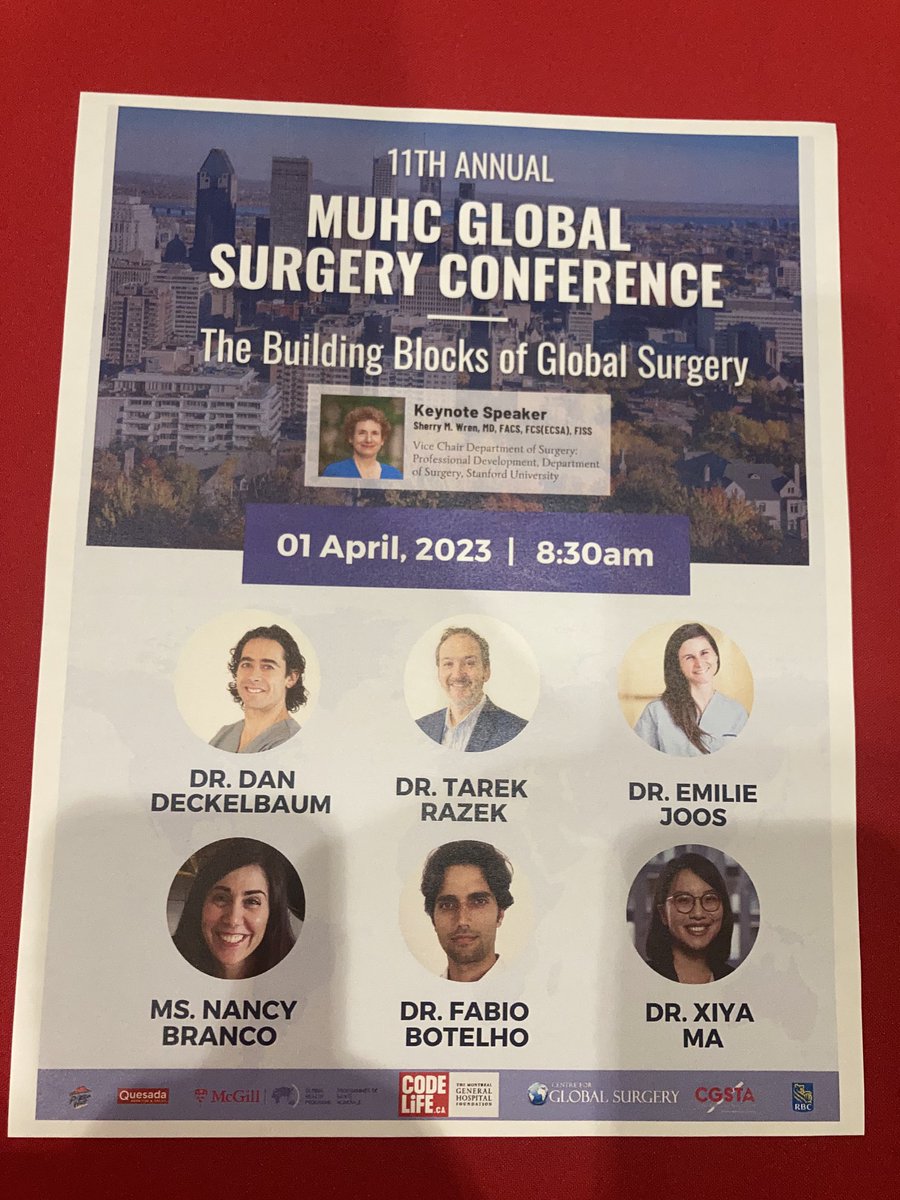 Another wonderful ⁦@McGillMed⁩ Global Surgery Conference today. Completely run by amazing students. Thank you ⁦@sherrywren⁩ for honouring us with your presence. ⁦@McGillGHP⁩ ⁦@cusm_muhc⁩ ⁦@IHSE_McGill⁩ ⁦@mcgillu⁩ ⁦⁦@cgstaglobalsurg⁩