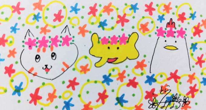 6/10(土)11(日) 「夢を描く18人展」参加アーティスト紹介⑫・とら はな子さん()可愛く元気になれる絵を皆さんにお届けしている、心が明るい方前回の展示会も、支えて下さり助かりましたはな子ファンが沢山います今回も皆様、はな子さんに会いに来て下さいね 