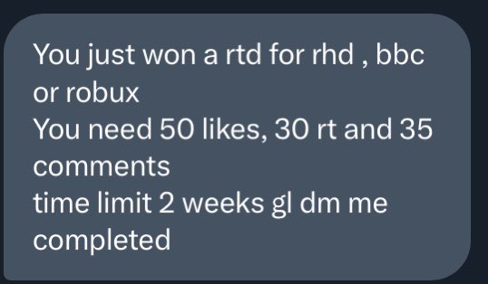 WON A RTD OMG HELP PLS