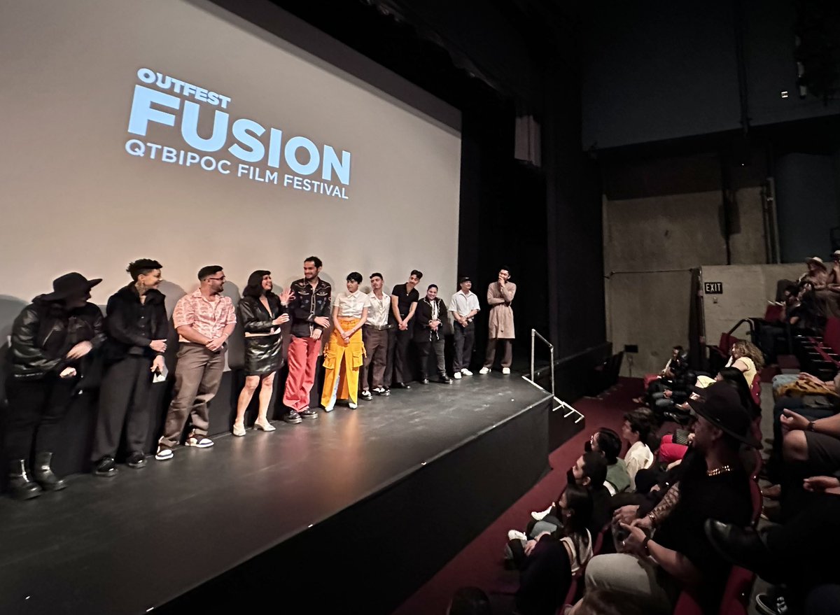 DigitalLA's tweet image. What would you change to make filmmaking your utopia?

- Films with LGBTQ leads would be just films, not pigeonholed as 'LGBTQ film'

- Writing, casting, crews need to be inclusive 

- Money and resources 

- Outfest Fusion is pretty darn close!

@outfest #OutfestFusion