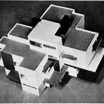Private house, model, seen from the west, 1923 #theovandoesburg #constructivism https://t.co/uuMAW7jXEg 