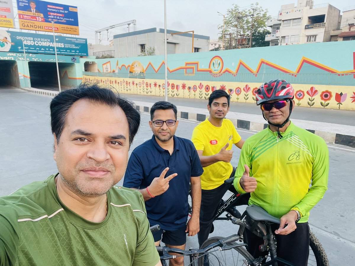 #rajkotpolice #cyclingTwitter #SundayMorning