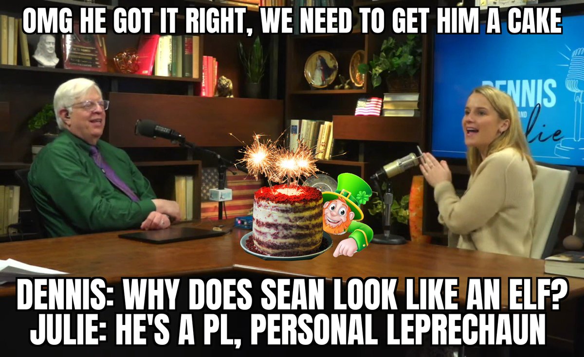 pragermemes's tweet photo. Dennis, what is our instagram handle? From 3/27/23 @DennisJuliePod https://t.co/6l2FwbM45X