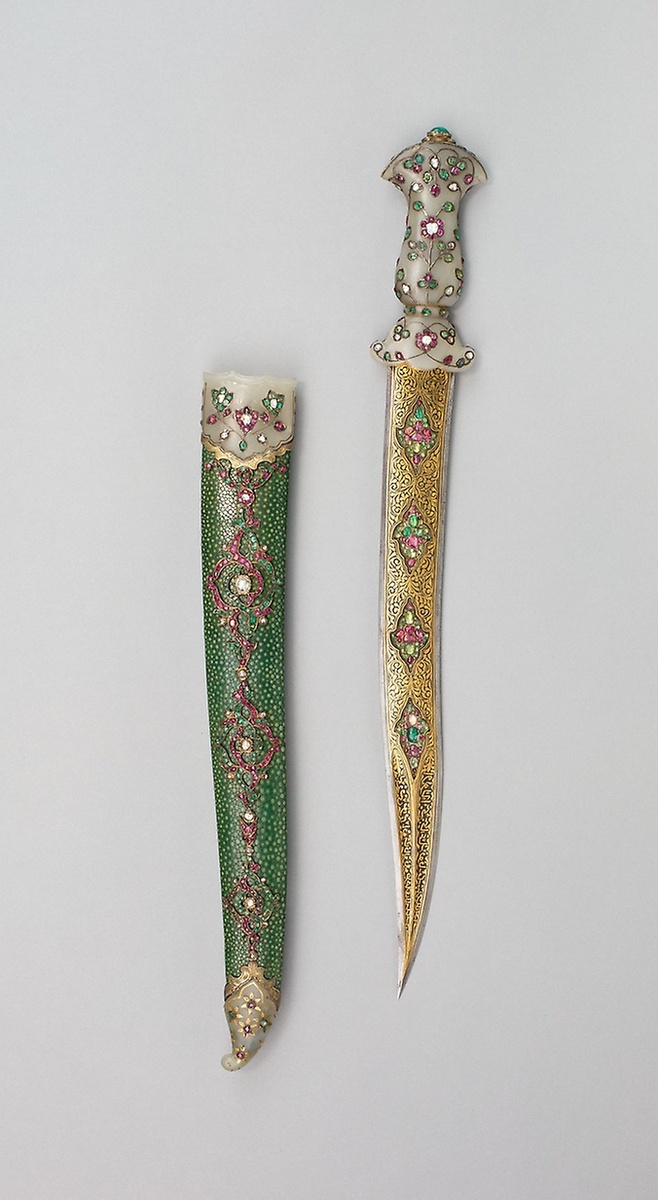 Dagger (Kinjal) with Scabbard and Case, 1875 #armsarmor #artinstituteofchicago artic.edu/artworks/10627…