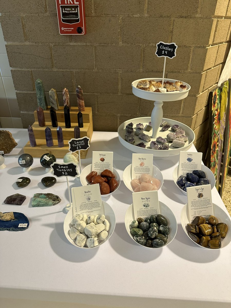 Second Craft Show Event Was A Success!! Had so much fun and can’t wait for the next one! #craftshows #craftfair #boothideas #craftevent #crystals