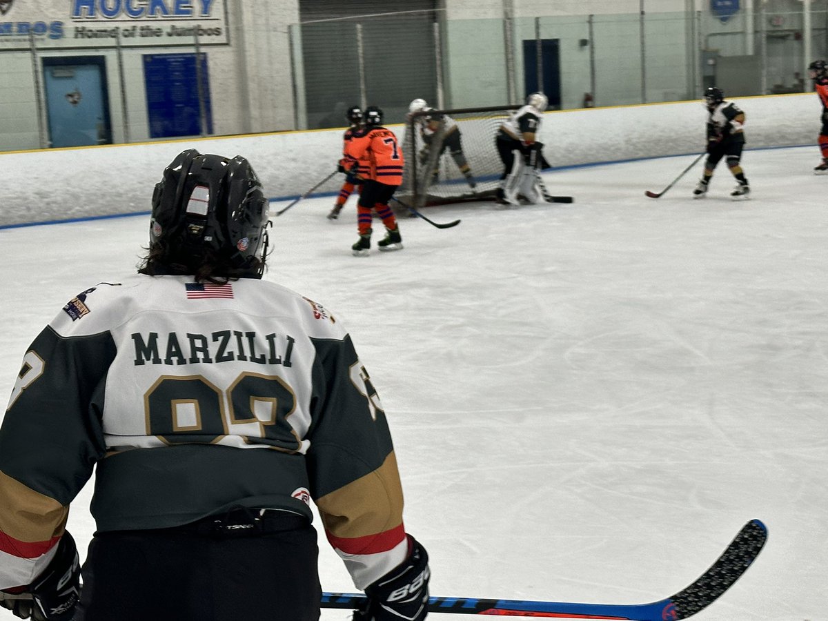 cmarzilli's tweet photo. So proud of Matteo and all the CM Revs on their Valleys Hockey League Championship 🏆🥇
He gave his old his Championship hat. The Medal and post game ice cream was all him! https://t.co/8fWQBdUiJh