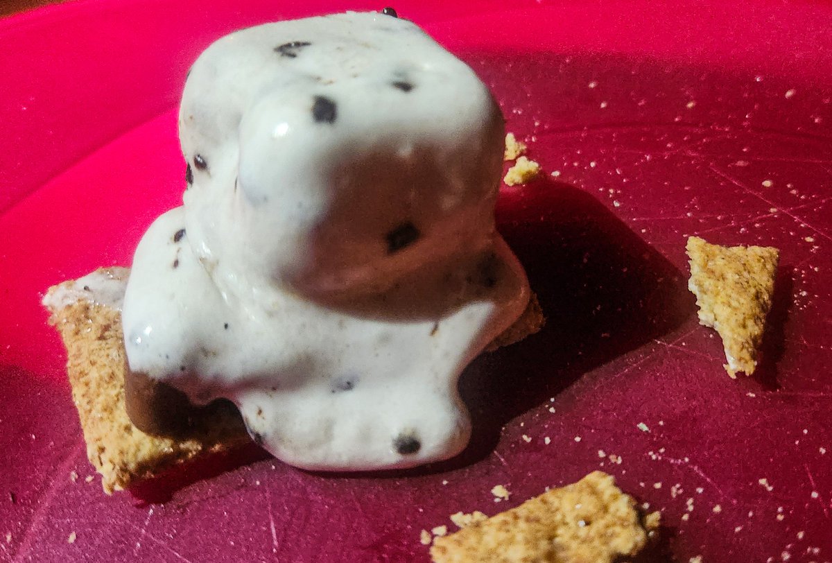 damagedprincess's tweet photo. Chocolate chip @XOXOmarshmallow with Ghirardelli Chocolate caramels, on cinnamon graham cracker. I can never make s'mores with grocery store marshmallows again. https://t.co/GIwzuKTsUL