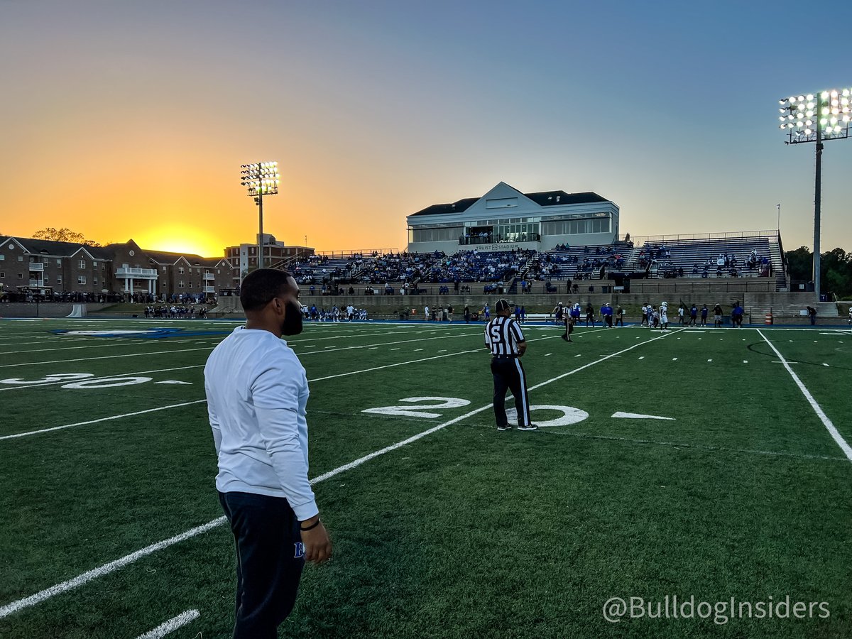 There's no better place for a sunset in college football than Truist Stadium, home of @barton_fb. I stand by my statement. @BeUncommon #BartonBold #BulldogMentality