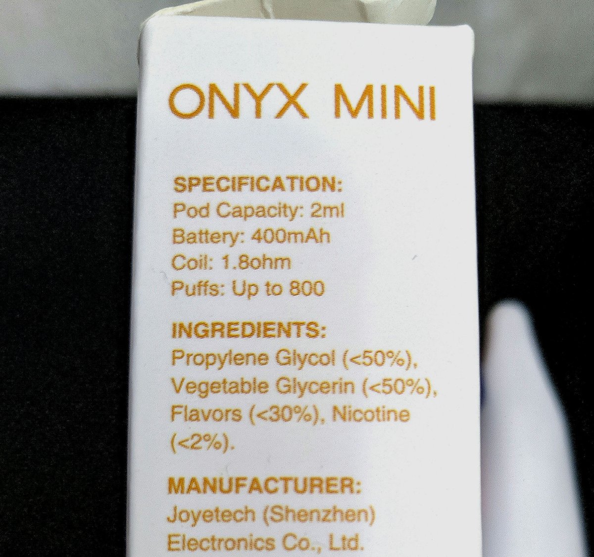 1270_896's tweet photo. Let me show you my smallest disposable pod by Ovvio, The Onyx Mini Savory Black Truffle.
Thanks to @EleafGlobal for all this gift.
#ovvio #savoryblacktruffle #onyxmini
#eleafglobal
#disposablepod https://t.co/mixBP6Vxhu