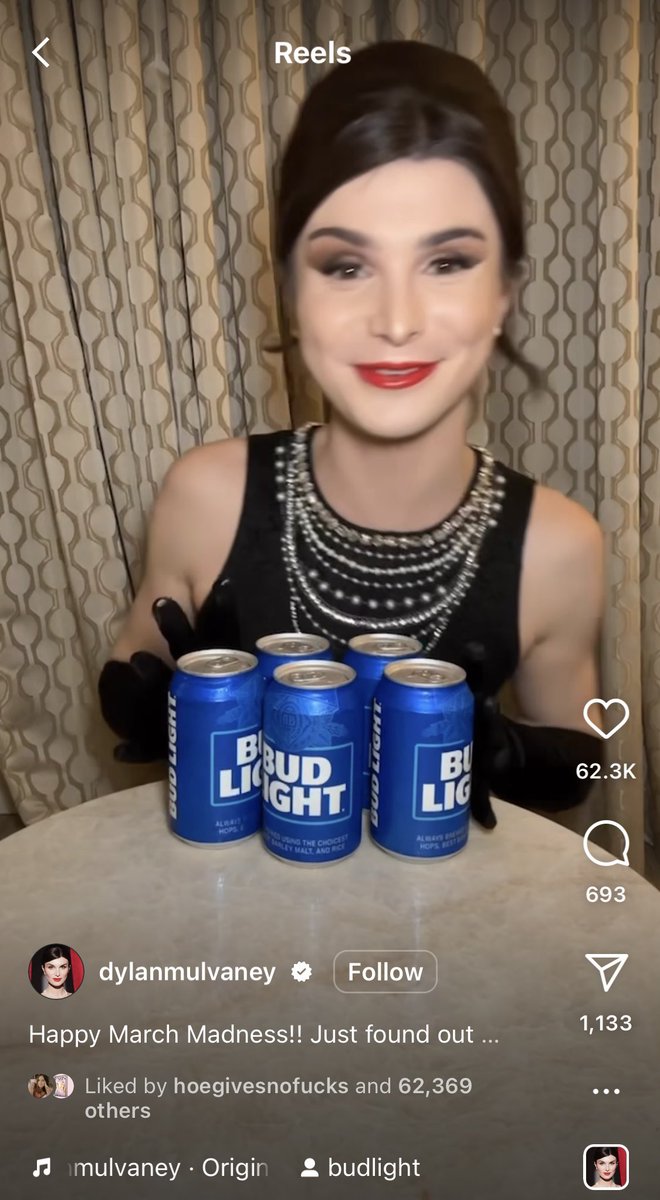 TomiLahren's tweet photo. So who at @budlight thought this was the move? Do y’all really think a man pretending to be a woman (in the most demeaning manner possible) is how you sell beer? https://t.co/XxOyHaosvi