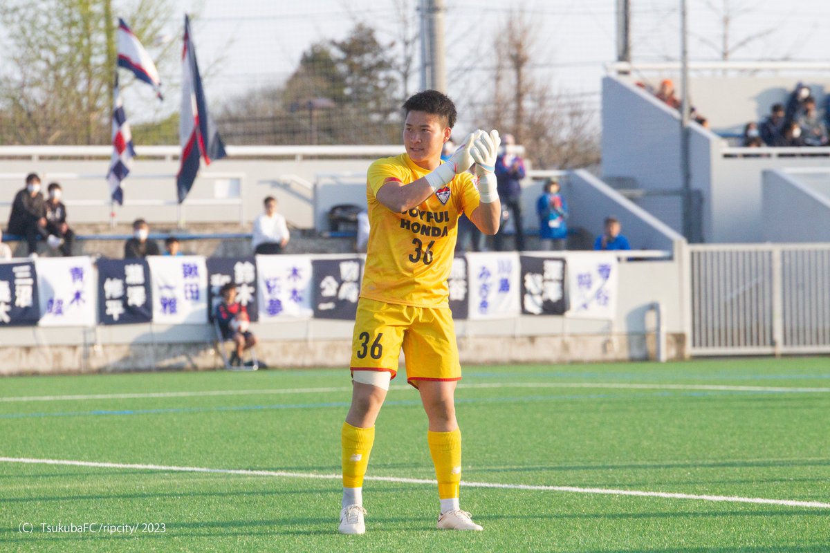 official_camera's tweet photo. 4.1 関東リーグ1部第1節 vs 流経大ドラゴンズ龍ケ崎 ジョイフル本田つくばFC 阿久津大輝選手 苦しい展開も反射神経と的確な判断でピンチを救い勝利に貢献。つくばのカンポスここにあり。(ripcity)
 #つくばFC #tsukubafc #コミュサカ https://t.co/beLsvcVwxm