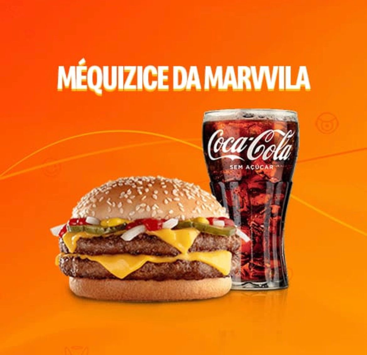 Pagodeiros, já pediram uma Méquizice da Marvvila? 👀🥵
É a McOferta Duplo Quarterão + bebida 🤤🍔 #BBB23 #TeamMarvvila