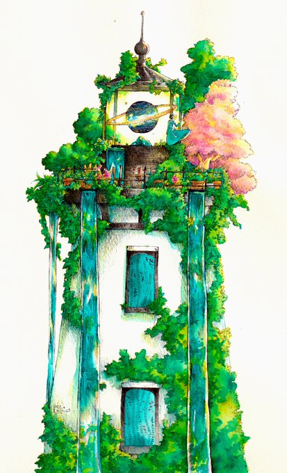 春を導く灯台 