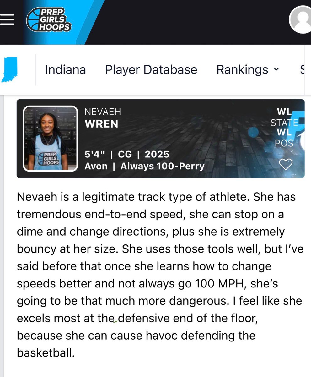 Thank you <a href="/PGHIndiana/">Prep Girls Hoops Indiana</a> for the write up I appreciate it !! <a href="/CoachTJPerry/">T.J. Perry</a> <a href="/vjhAlways100/">Always 100</a> <a href="/CoachStaalAHS/">Will Staal</a>