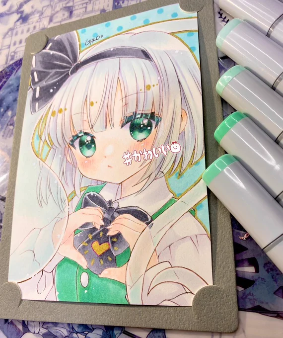 #東方展示界 残りこの子達がお迎え待ってます #コピック カラーインク・パステル・ #アナログイラスト #イラスト 