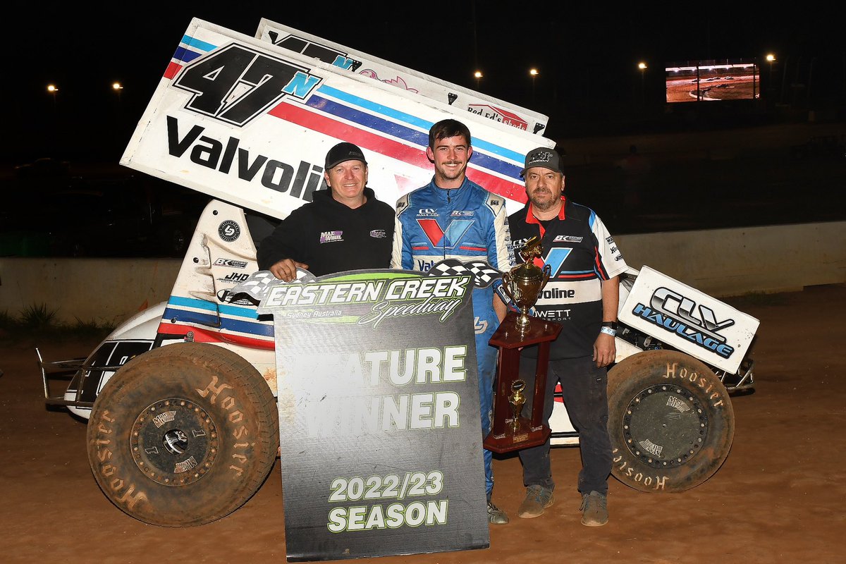 DumesnyRacing's tweet photo. Last night Marcus came from 9th make history by joining his dad and brother to take his first state title win in his home state of NSW! 

Special thank you to Max, Mouse, Steve, Dave H, Cam and Dave B thank you for your ongoing support! 

@Valvoline @RaceMaxims

📸 Gary Reid https://t.co/zxkzcEvjha