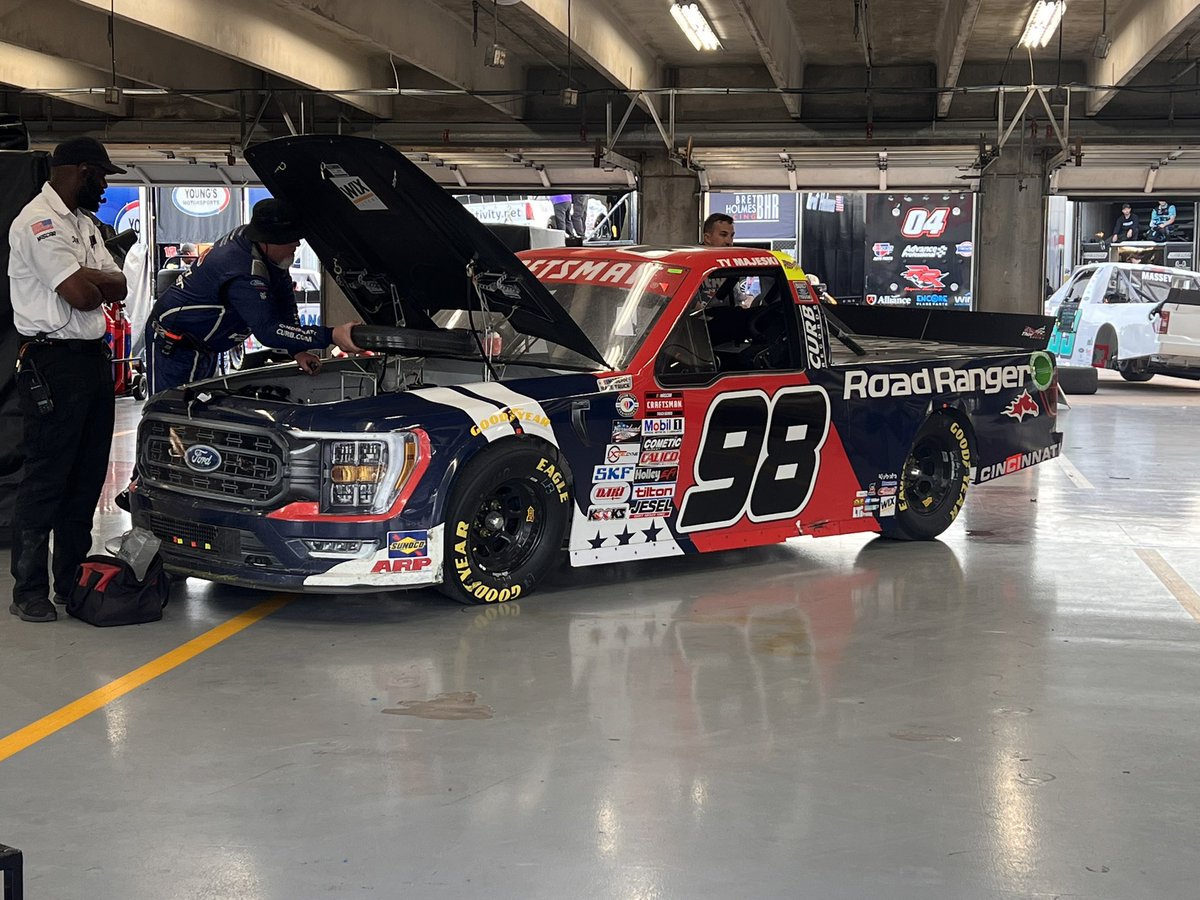 Grateful to have the opportunity to spot for Ty Majeski today here at Texas Motor Speedway in the Nascar Truck series. Great recovery after brushing the wall early in the race. Finished P4.