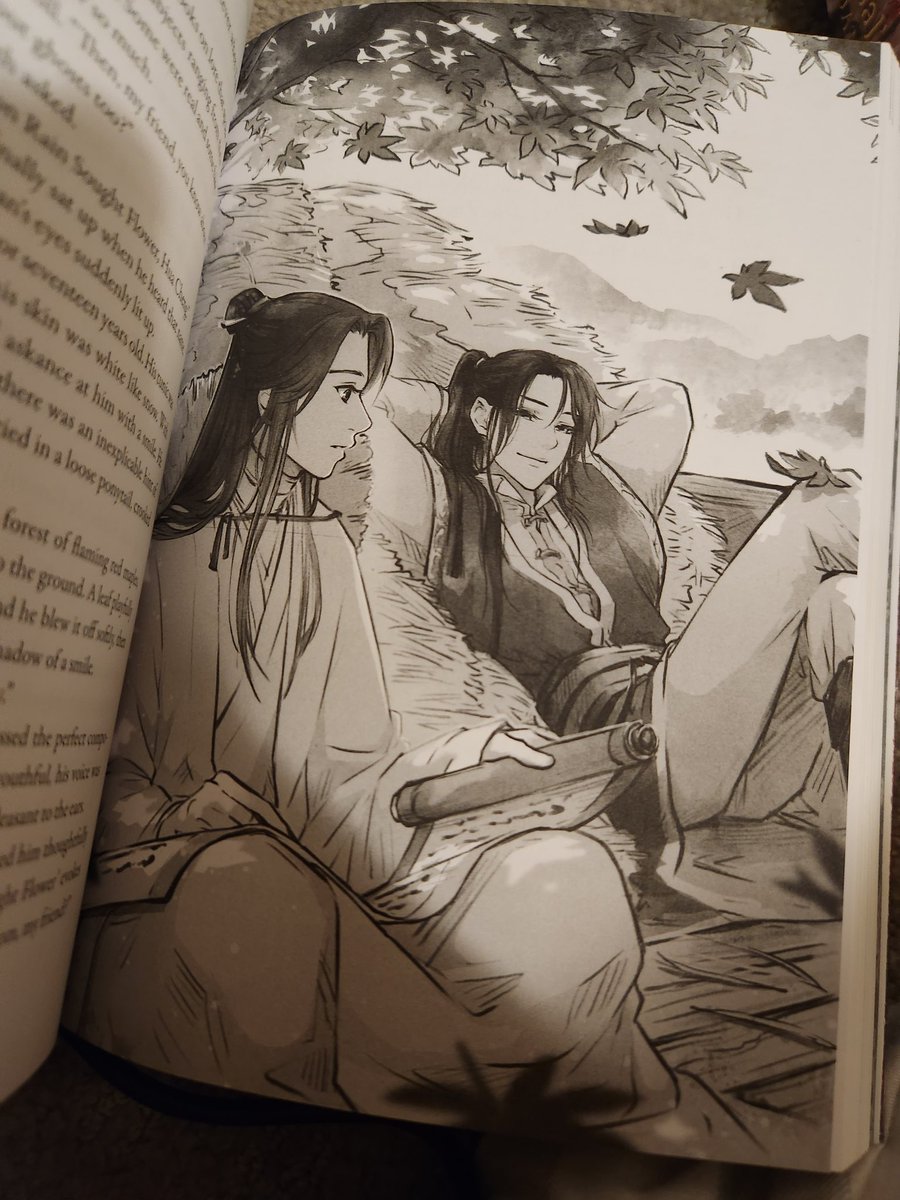 twnossy's tweet photo. Cuties!! 🫶🏼🫶🏼 #mxtx #mxtxnovel #tgcf #tgcfnovel #HeavenOfficialsBlessing #graphicnovels https://t.co/ZMqFdQvYMW