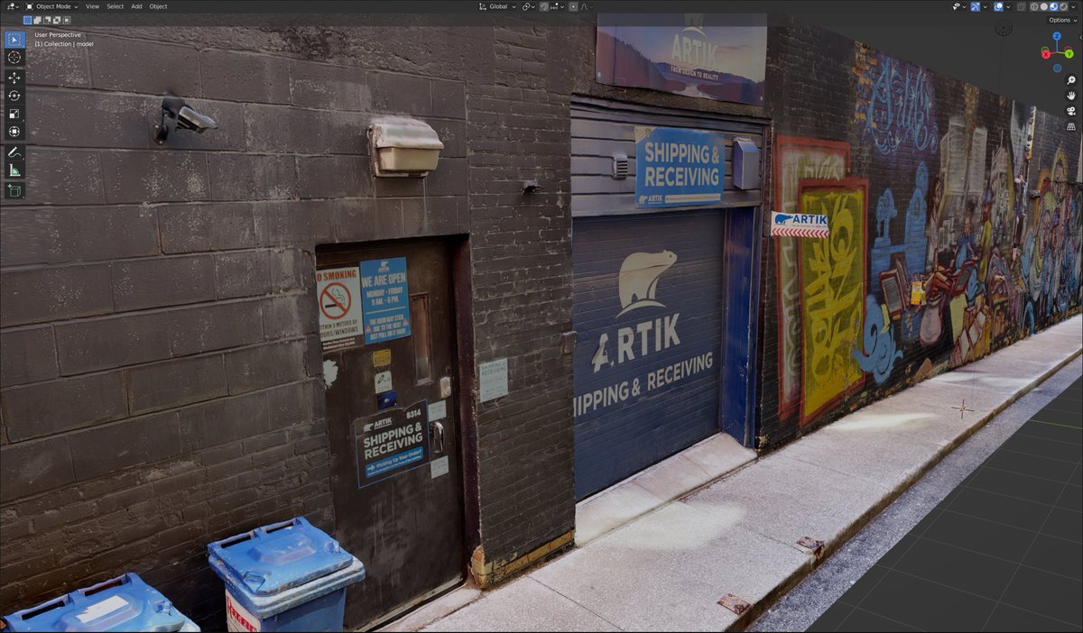 TRNIO's tweet photo. Moss Park Toronto has some amazing street art! Check out this vibrant mural captured by @realOLM using Trnio Plus LiDar Mode. Screenshots from Blender.
3D link (powered by @NiraOfficial): https://t.co/sFIMwudffo
#lidar #trnioplus #3dscanning https://t.co/PWeh9bqoDs
