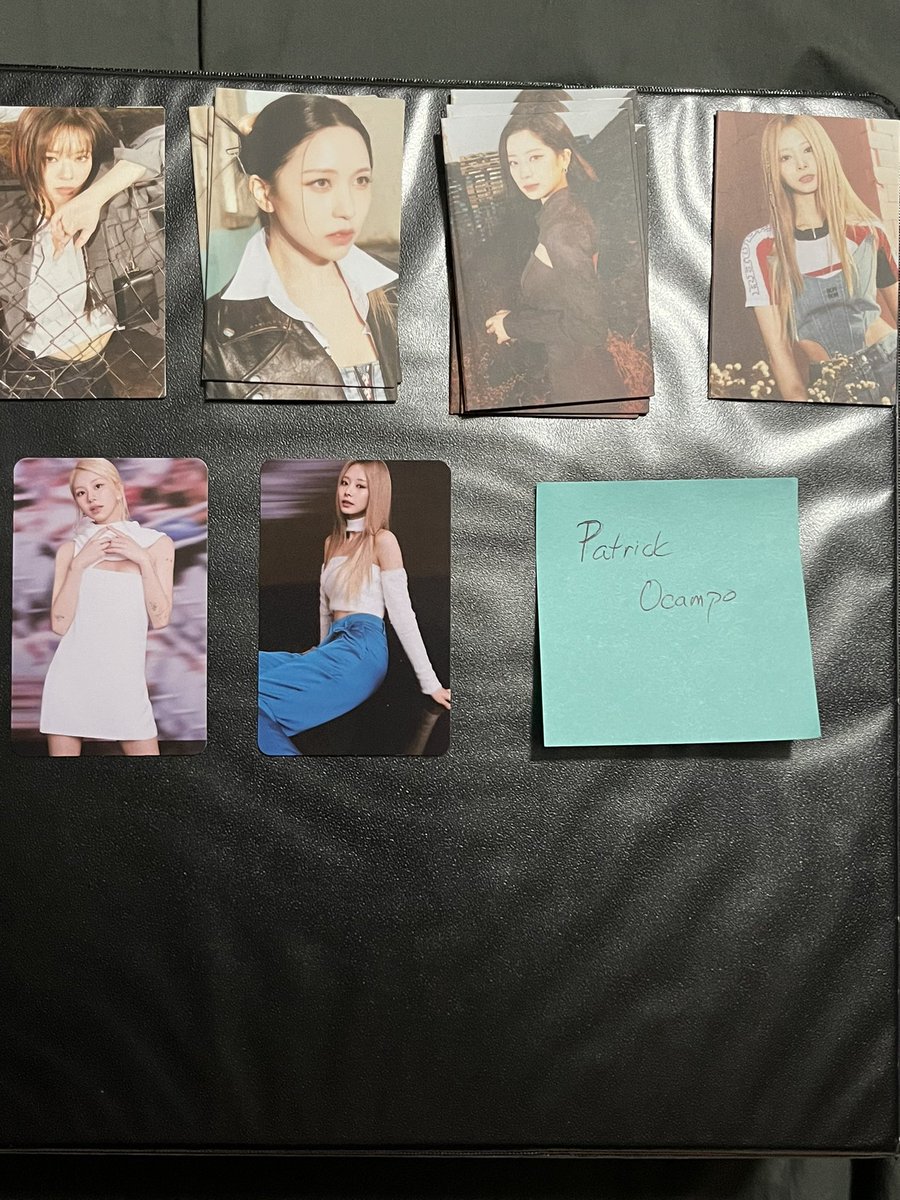 texasonce4ever's tweet photo. WTT Ready To Be incl.

Have: Pics

WL:

Signed: JY, JH, MN, CY

PCs &amp; message cards: last pic

Target PCs: NY, SN, JH, MN, DH
 
Not shown:

Postcards:
Have: NY, MM, JH, DH
Need: JY, SN, MN, TZ

Mini poster: 
Have: NY, JY, SN, TZ
Need: MM

@TWICE_trades @twicetradeusa https://t.co/2eafrIZrt0
