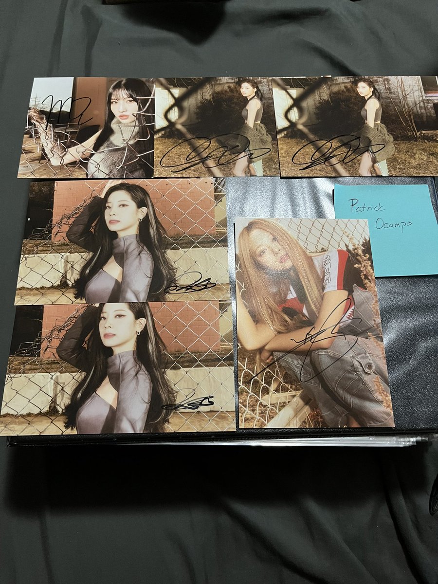 texasonce4ever's tweet photo. WTT Ready To Be incl.

Have: Pics

WL:

Signed: JY, JH, MN, CY

PCs &amp; message cards: last pic

Target PCs: NY, SN, JH, MN, DH
 
Not shown:

Postcards:
Have: NY, MM, JH, DH
Need: JY, SN, MN, TZ

Mini poster: 
Have: NY, JY, SN, TZ
Need: MM

@TWICE_trades @twicetradeusa https://t.co/2eafrIZrt0