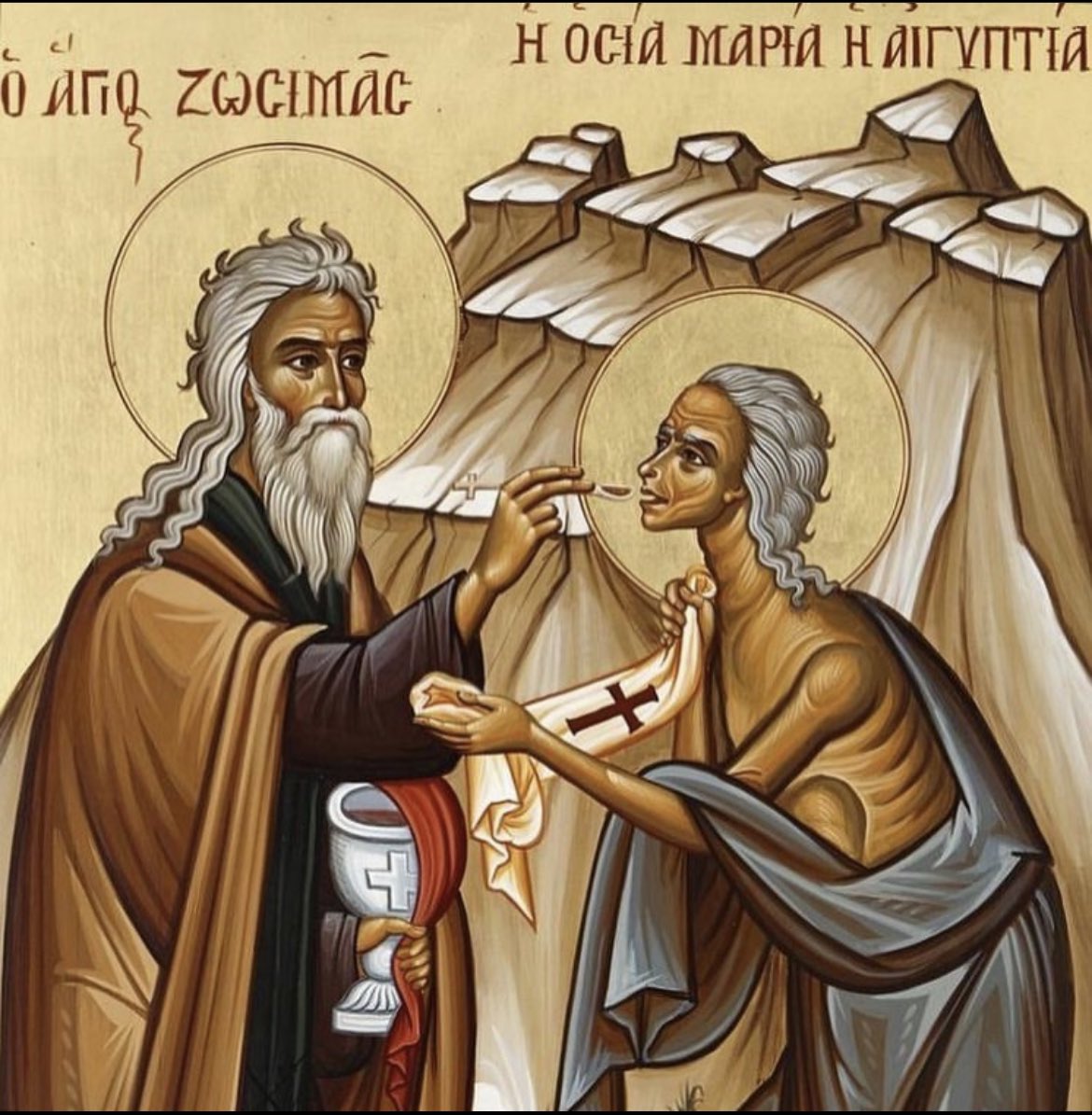 StSavaPhoenix's tweet photo. Tomorrow is the 5th Sunday of #GreatLent dedicated to St Mary of Egypt. https://t.co/0dlD5D5TyY