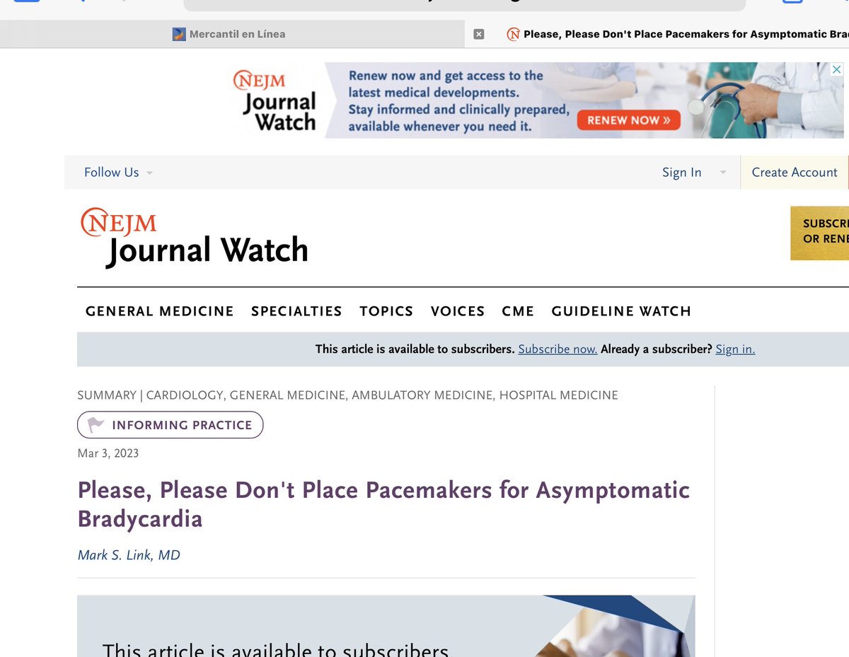 Please Don’t  Place Pacemakers for Asymptomatic Bradycardia ⁦<a href="/ivanovich13/">Ivan Mendoza</a>⁩ ⁦<a href="/torresviera/">José Miguel Torres Viera</a>⁩ ⁦<a href="/HeliodoroRodri5/">Heliodoro Rodriguez</a>⁩ ⁦<a href="/CardiologiaSVC/">Sociedad Venezolana de Cardiología</a>⁩ SIAC_cardio ⁦<a href="/shemybenchetrit/">Dr Benchetrit</a>⁩ ⁦<a href="/Lguevaramath/">Lempira Guevara Matheus</a>⁩ ⁦<a href="/igormorr/">Igor Morr</a>⁩ ⁦<a href="/HeartOTXHeartMD/">John P Erwin III MD MBA MACC (#BigPoppy )</a>⁩ ⁦<a href="/DrPontecarlosi/">Carlos I Ponte N</a>⁩