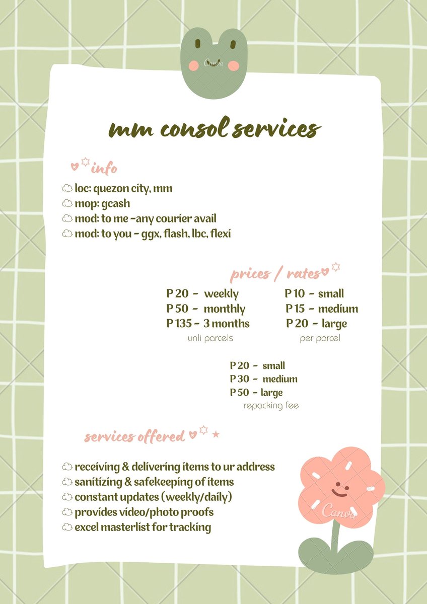 yesha 🌱: consol services available! tweet media