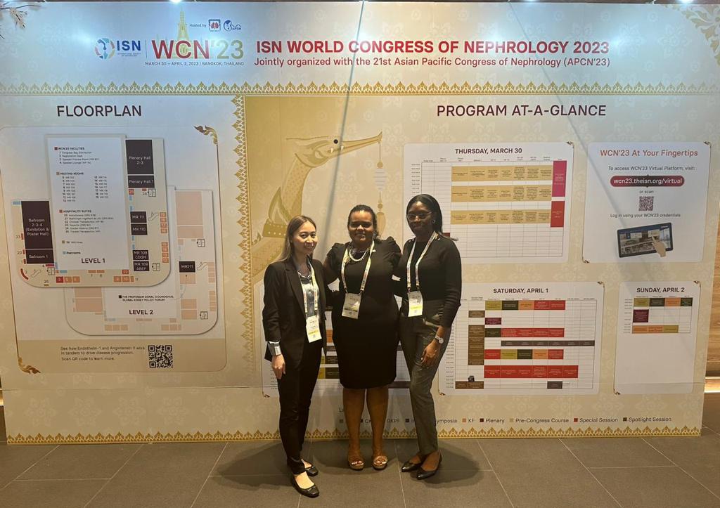 I'm excited about the Jamaican representation at #WCN2023 this year! 5 posters total! 2 by trainees! #WIN @ISNWCN @womeninnephro @RacqueLJ55 @ISNkidneycare @UKKidney