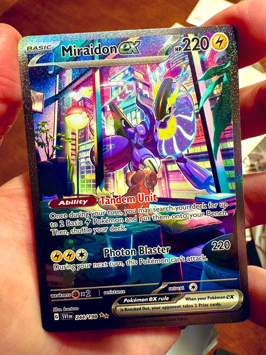 Random Pokemon pack from Target! Scarlet & Violet having good pull rates. Random Pokemon pack from Target! Scarlet & Violet having good pull rates.