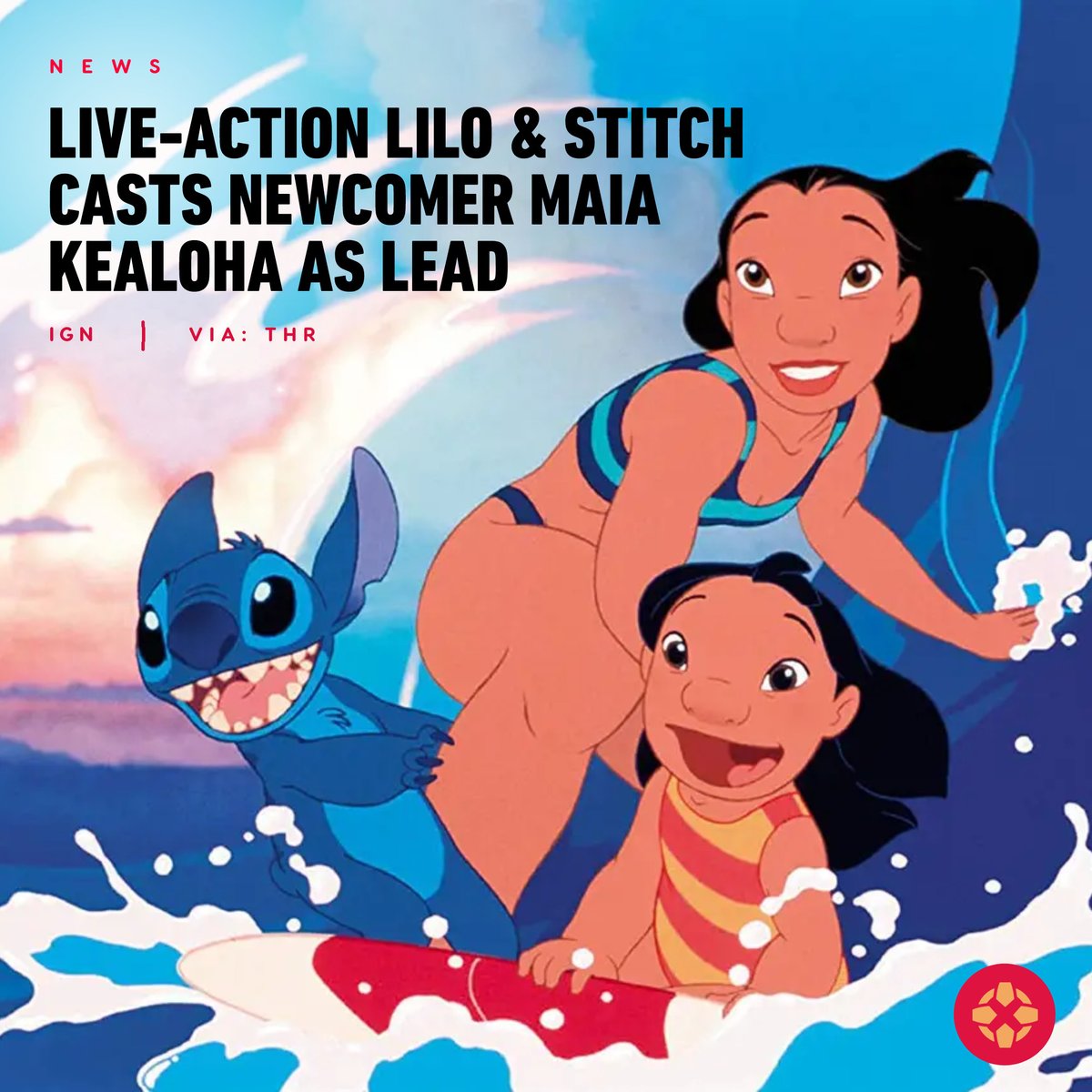 IGN's tweet image. Ohana means family. Disney has chosen newcomer Maia Kealoha to star as Lilo in the upcoming live-action remake of Lilo &amp;amp; Stitch. 🛸🏄🏽🌺

For more: bit.ly/3K5aoCv