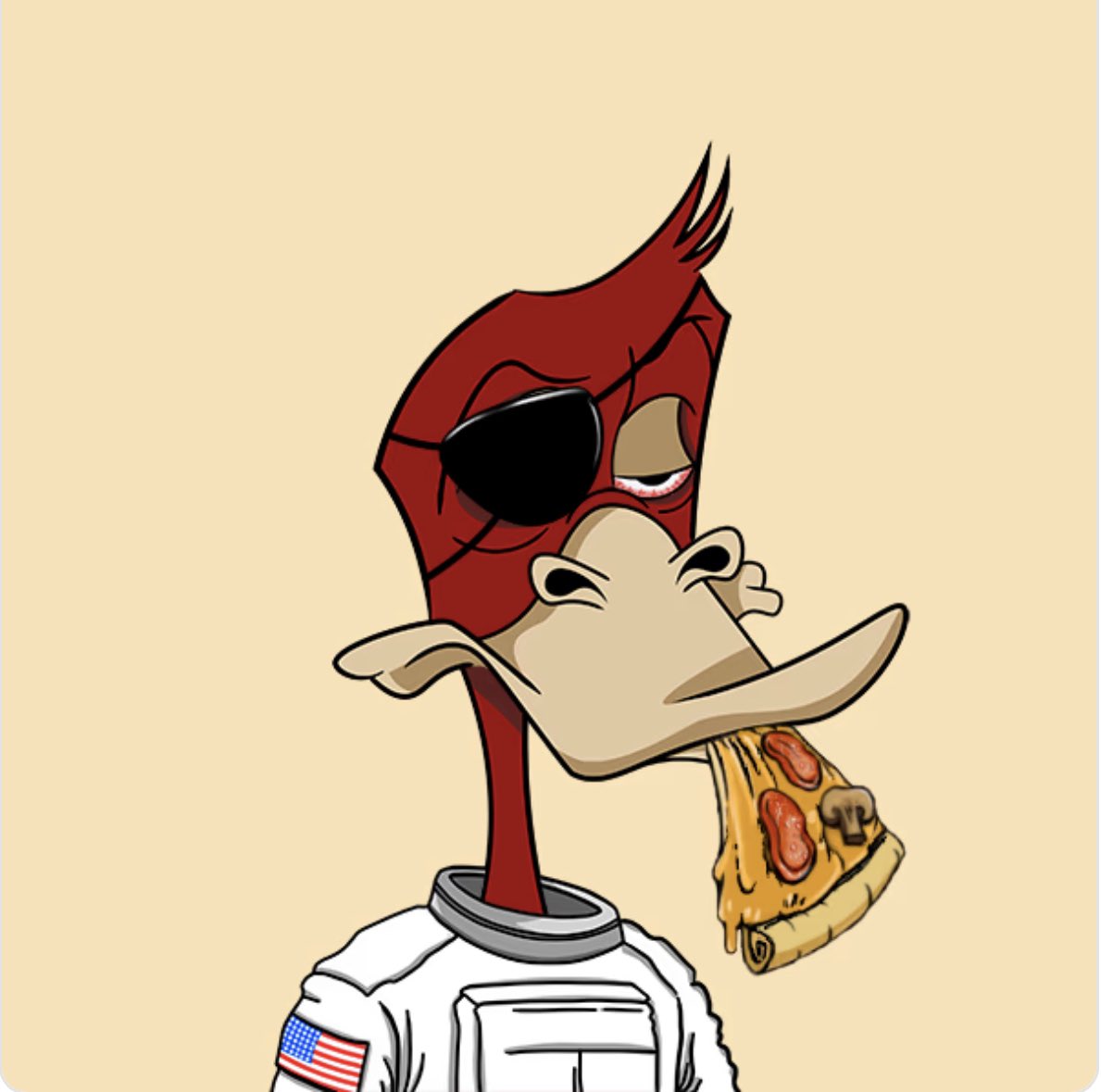 anubis0121s's tweet photo. @nataxking Space duck pizza @OkayDuckYC https://t.co/fD8vEelgQh