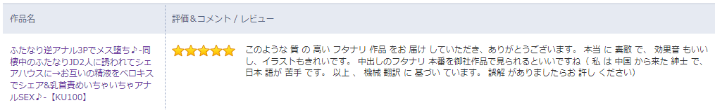 この中国ニキがTwitterを見てるかわからんけど一応書くと、本作にも中出し描写はあります! Tr06,07はゴム装着ですがTr09,10はゴム無しです! ゴム装着は前半だけ! 届いてくれ!

Tr06,Tr07:戴上安全套
Tr09,Tr10:不戴避孕套
https://t.co/UlsJ9QZoeS 