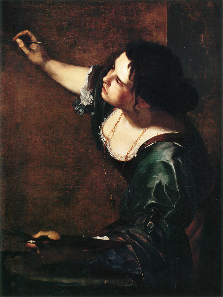 Self-portrait as the Allegory of Painting, 1639 #baroque #artemisiagentileschi wikiart.org/en/artemisia-g…