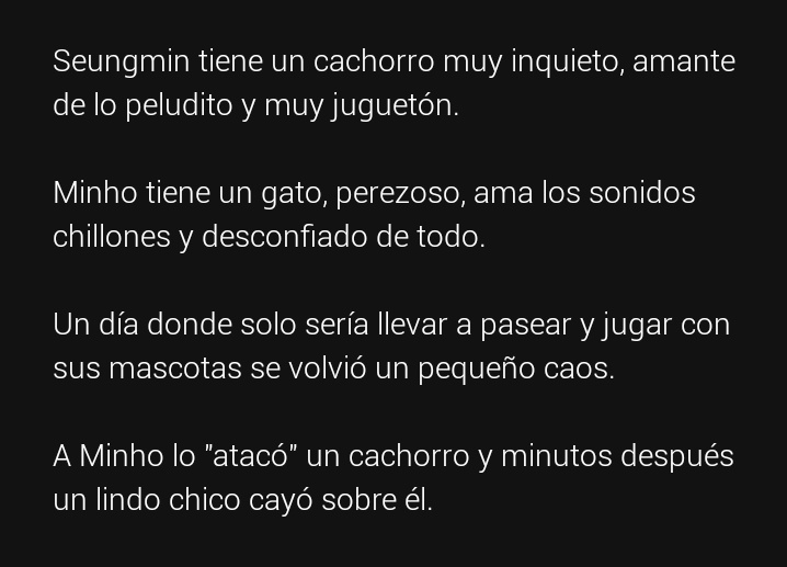 seungminnie_h's tweet photo. Una historia de Minho y Seungmin los papis 2min🐕🐈
Es cute me enamoré ♥️
Está en Wattpad 🧡
Nombre¿Dog or Cat?
Usuario: baby_titi_girl
#2min
#knowmin https://t.co/BwaTlhhOOn
