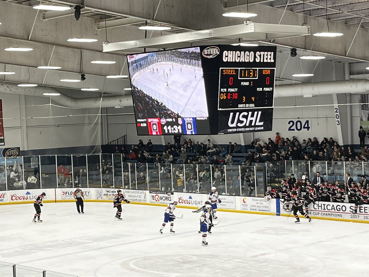 polettojohn's tweet image. Awesome game! #SteeleWin #Rusty #OTWinner @ChicagoSteel