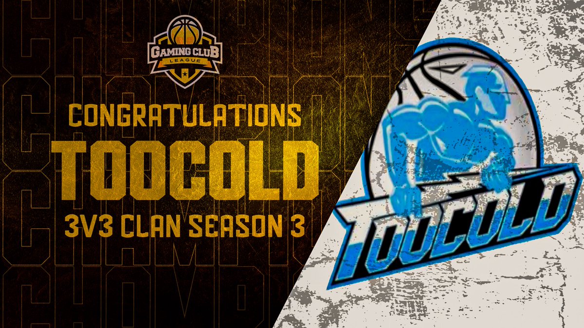 TheGCL__'s tweet image. Congratulations to our 3v3 Clan Season 3 Champions @TooColdOrg! Hard fought battle by @Trip7Gaming! Finals coming down to 15-13!