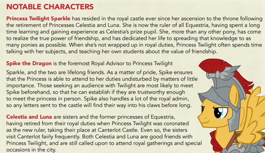 SaveMLP's tweet photo. We can now confirm that The Compendium of Equestria by @RiverHorseGames must also be updated. @Hasbro and co. must revise everything acknowledging Season 9 along with it without exception.
#MyLittlePony #MLPFiM #TailsOfEquestria #ReviseFiMSeason9 #MLPDeservesBetter #SaveMLP https://t.co/sJfzZi3ITm