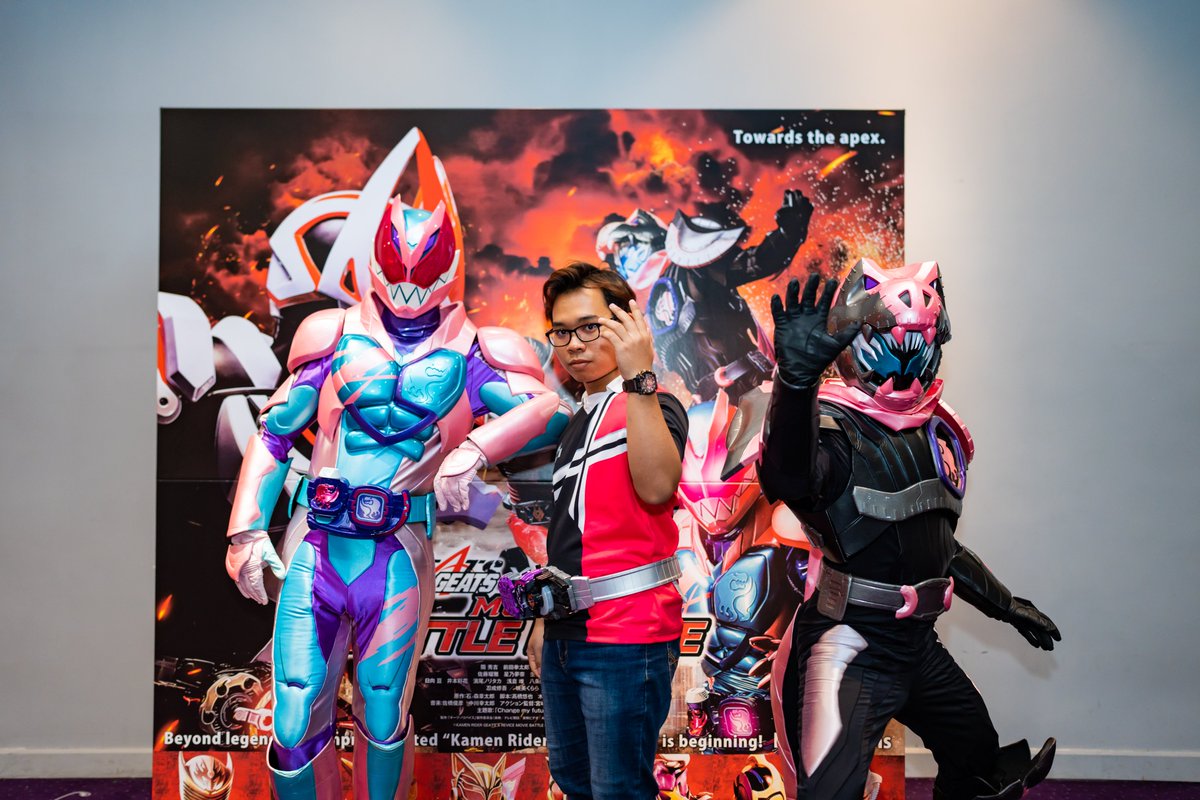 TGVCinemas's tweet image. Henshin! Sā, koko kara ga hairaito da.

"The fight scenes and visual effects are at their best! It really reminds me of my childhood." That is #KamenRider #Geats × #Revice: Movie Battle Royale for you. Don't miss this action-packed movie TODAY! 🎟️ bit.ly/TGV-KRGXR