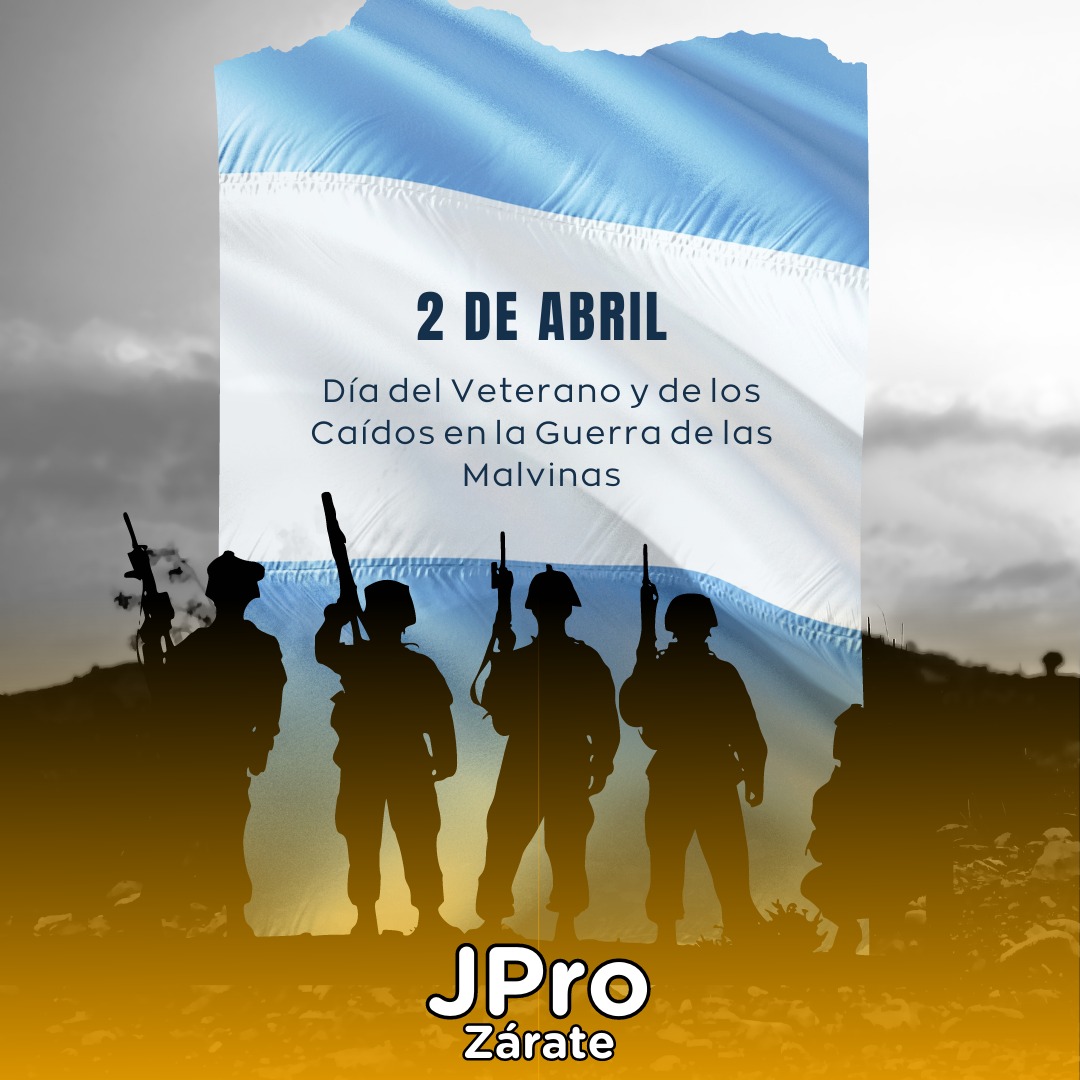 JPROZarate_'s tweet photo. A 41 años de la Guerra de Malvinas queremos recordar a todos nuestros héroes que dieron su vida por defender la soberbia de nuestras islas.
También homenajeamos a aquellos héroes que volvieron y conviven a diario con las huellas imborrables de aquella guerra.

#MalvinasArgentinas https://t.co/SS1FdTawX0