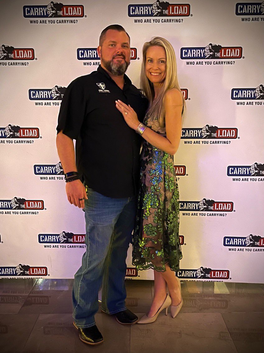 Such a beautiful evening at the @CarryTheLoad kickoff gala with my forever date ❤️ #OneTr1be