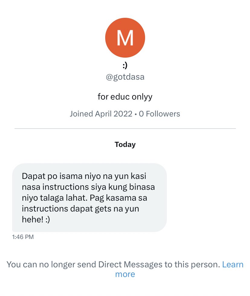 Sorry, but not today, <a href="/gotdasa/">:)</a>  :) 

My clients know hindi ako tanga and I read the instructions carefully. You just crossed the line by insulting me this way.