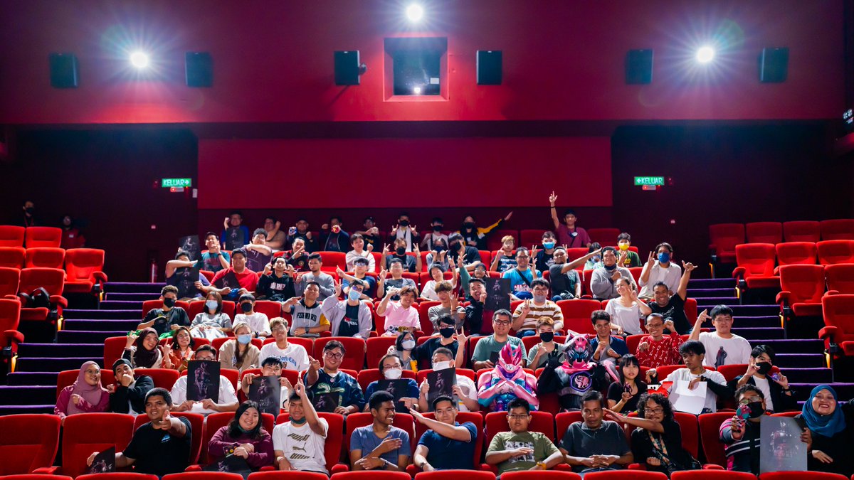 TGVCinemas's tweet image. Yesterday was a blast! Thank you to those who came for our Fan Screening of #KamenRider #Geats × #Revice: Movie Battle Royale for you.

Get your tickets NOW! 🎟️ bit.ly/TGV-KRGXR