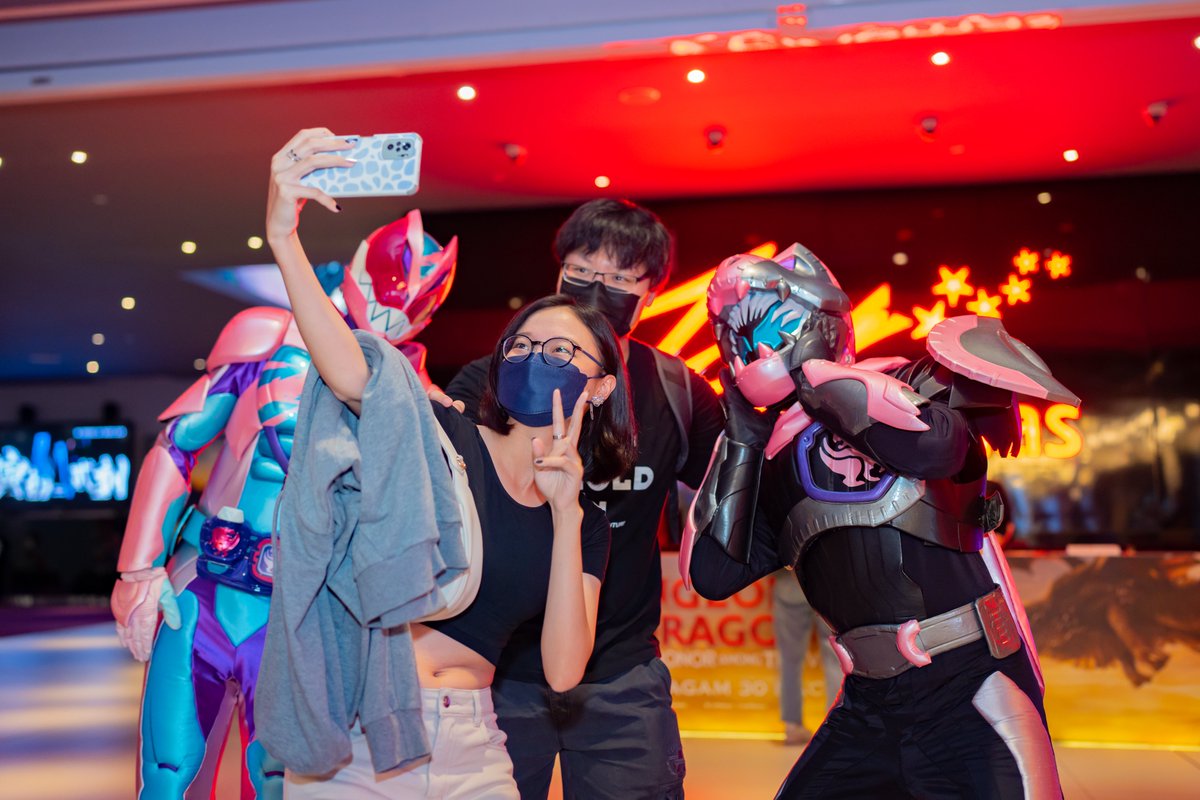 TGVCinemas's tweet image. Yesterday was a blast! Thank you to those who came for our Fan Screening of #KamenRider #Geats × #Revice: Movie Battle Royale for you.

Get your tickets NOW! 🎟️ bit.ly/TGV-KRGXR