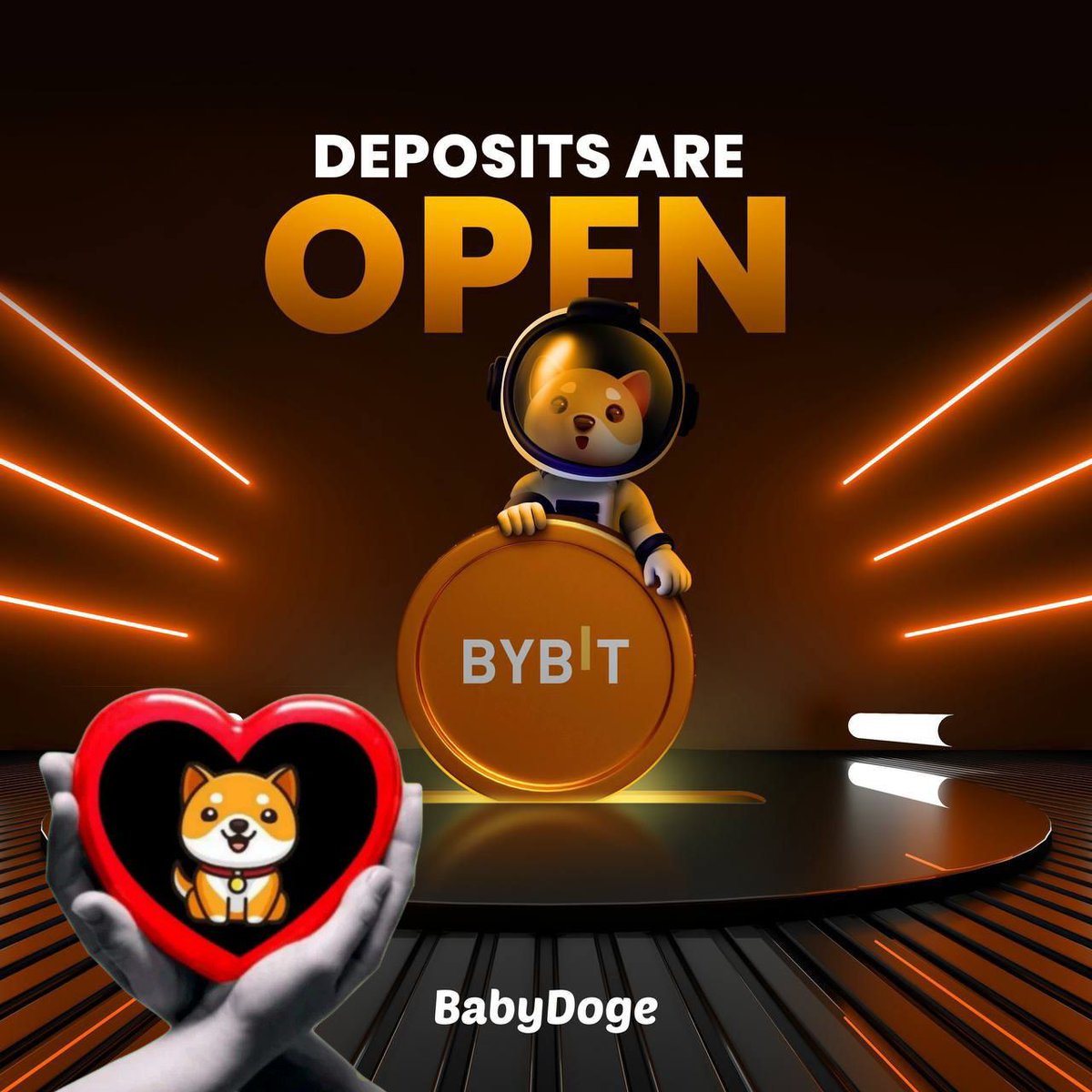 🚀 Thanks and We Love you <a href="/Bybit_Official/">Bybit</a> ❤️💯🔥🔥🔥💖🚀🚀🚀 #BabyDogeArmy #BabyDogeDiamondHands #BabyDogeCommunity