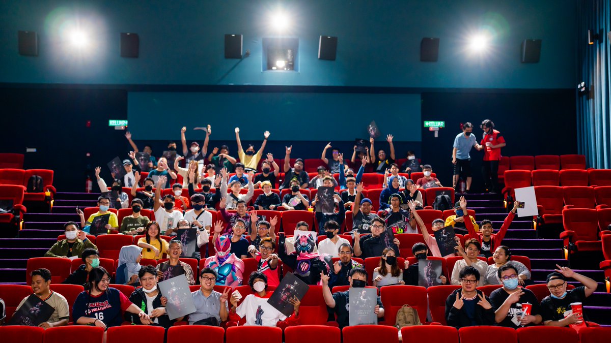 TGVCinemas's tweet image. Yesterday was a blast! Thank you to those who came for our Fan Screening of #KamenRider #Geats × #Revice: Movie Battle Royale for you.

Get your tickets NOW! 🎟️ bit.ly/TGV-KRGXR