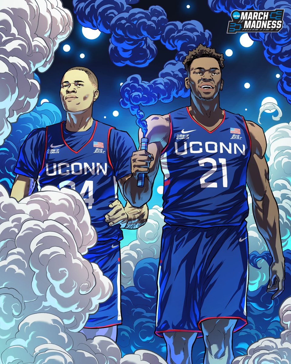 The Huskies are back in the National Championship game 🙌

#MarchMadness
