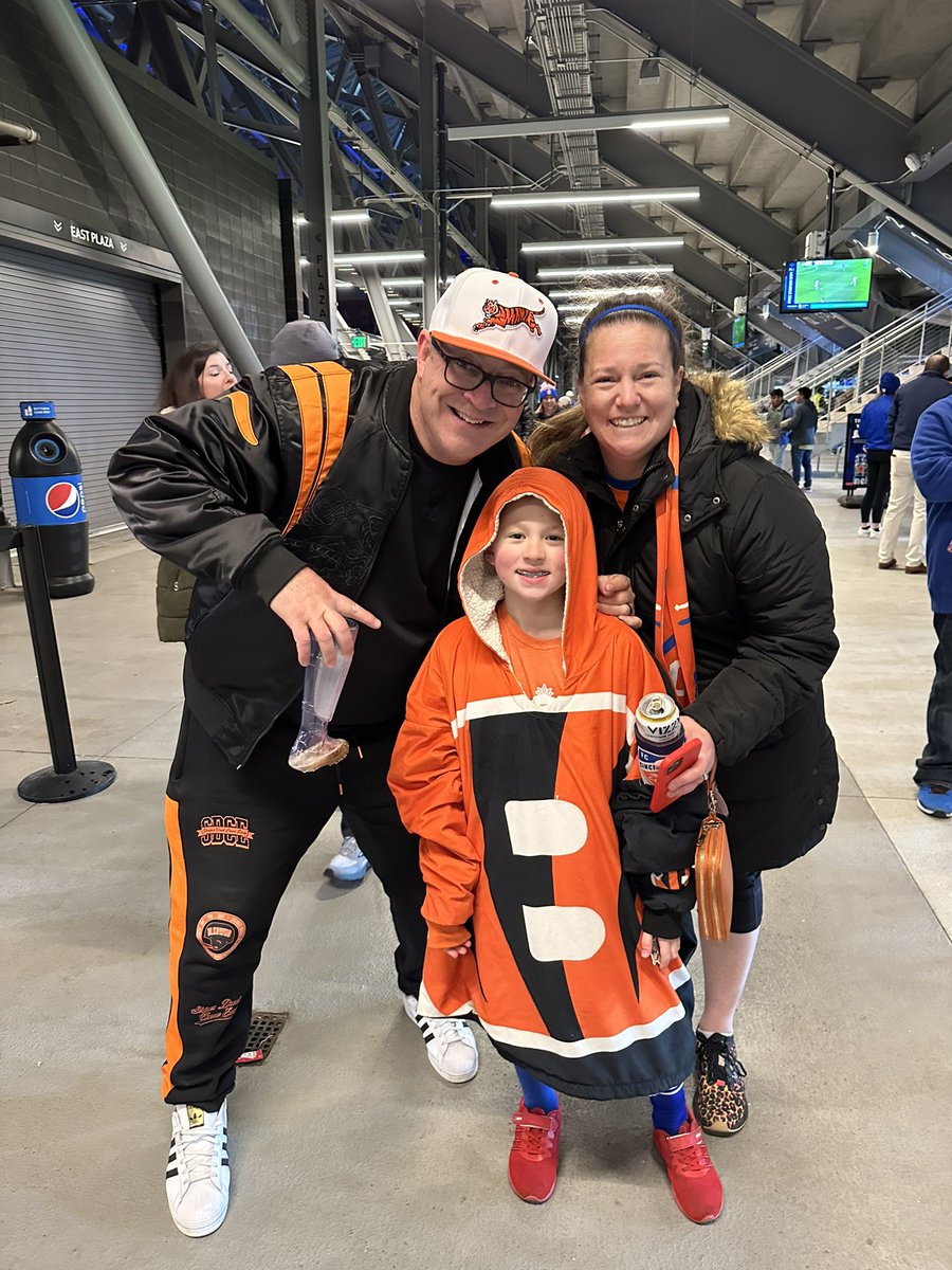 bengaljims_BTR's tweet photo. SOOOOO many familiar faces at FC game … Bengal fans everywhere! 

All these folks season ticket holders for Bengals and attend tailgate! #Bengals https://t.co/cCaUSlKdFX