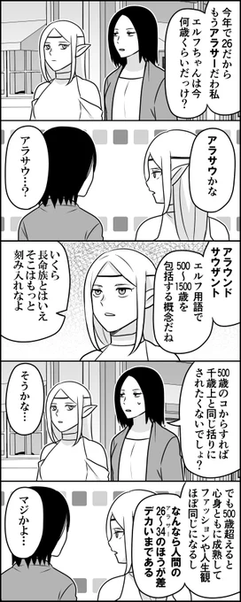 人間とエルフちゃん 