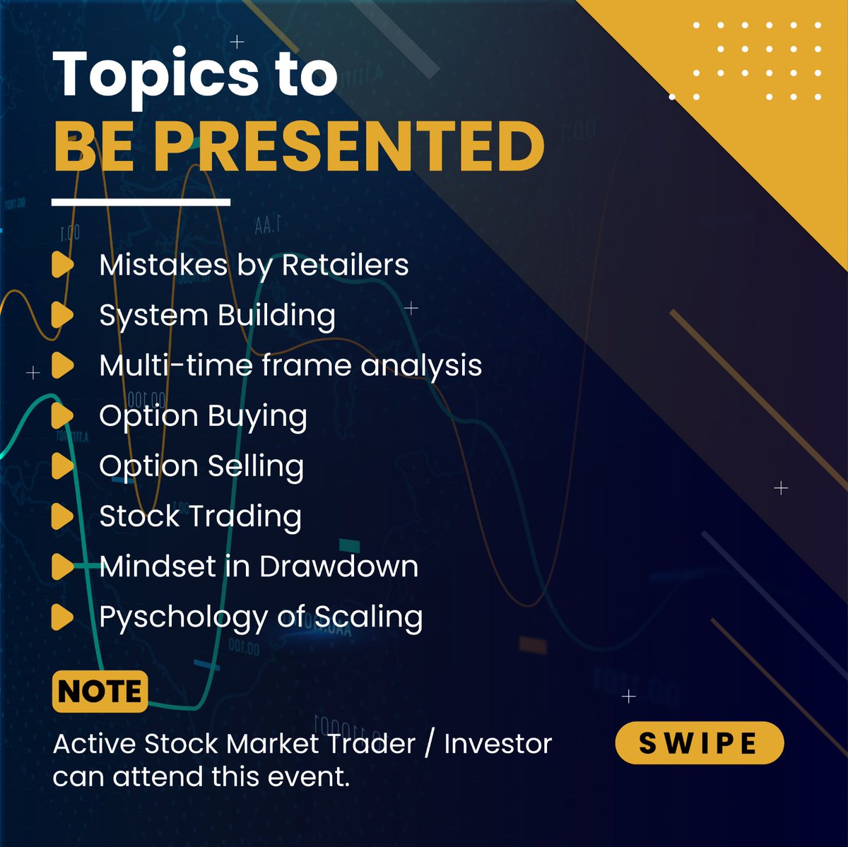 vardhman9's tweet photo. Happy to announce first ever workshop @ Rajkot, where pro traders of single desk will be presenting their way of trading to other trader/retailers and that too at a token charge... https://t.co/G7KVnOrgcS